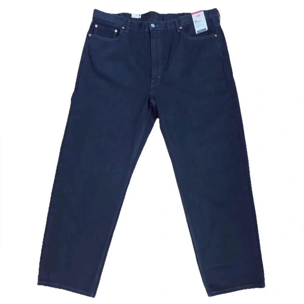 NWT Levi’s 550 Relaxed Jeans 100% Cotton Sits At Waist 46x 32 or 48x30 New $70